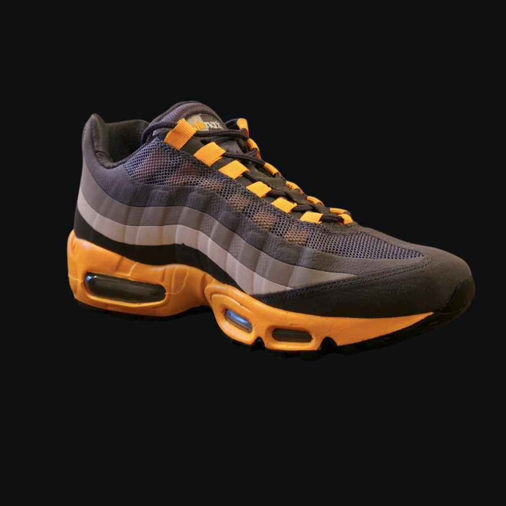 Nike Air Max 95 Black and Orange Sneakers